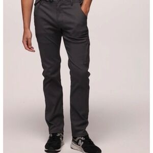 prAna Stretch Zion‎ Convertible Hiking Pant Men's 36x30 Snap-Up Cargo Gorpcore